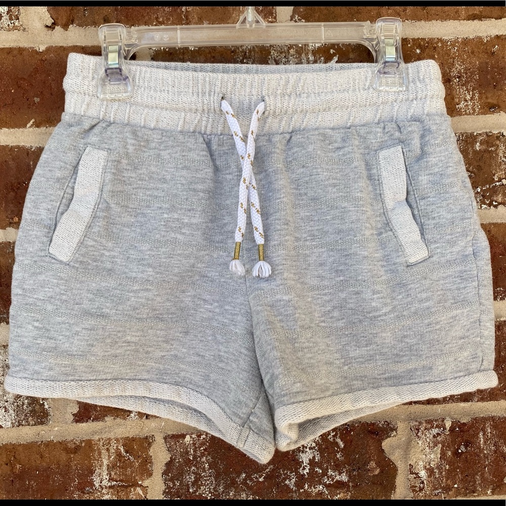 Athletic Works Girls Large 10-12 Shorts Gray EUC